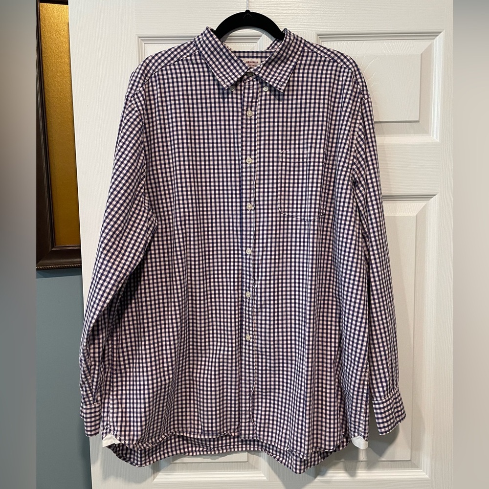 Men’s Faded Glory button down shirt size XL